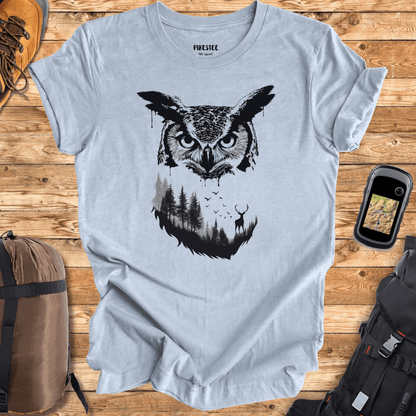 "Owl Inner Landscape" Graphic T-shirt