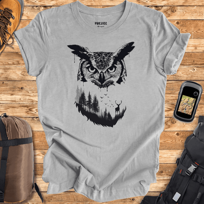 "Owl Inner Landscape" Graphic T-shirt