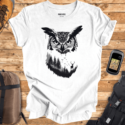 "Owl Inner Landscape" Graphic T-shirt