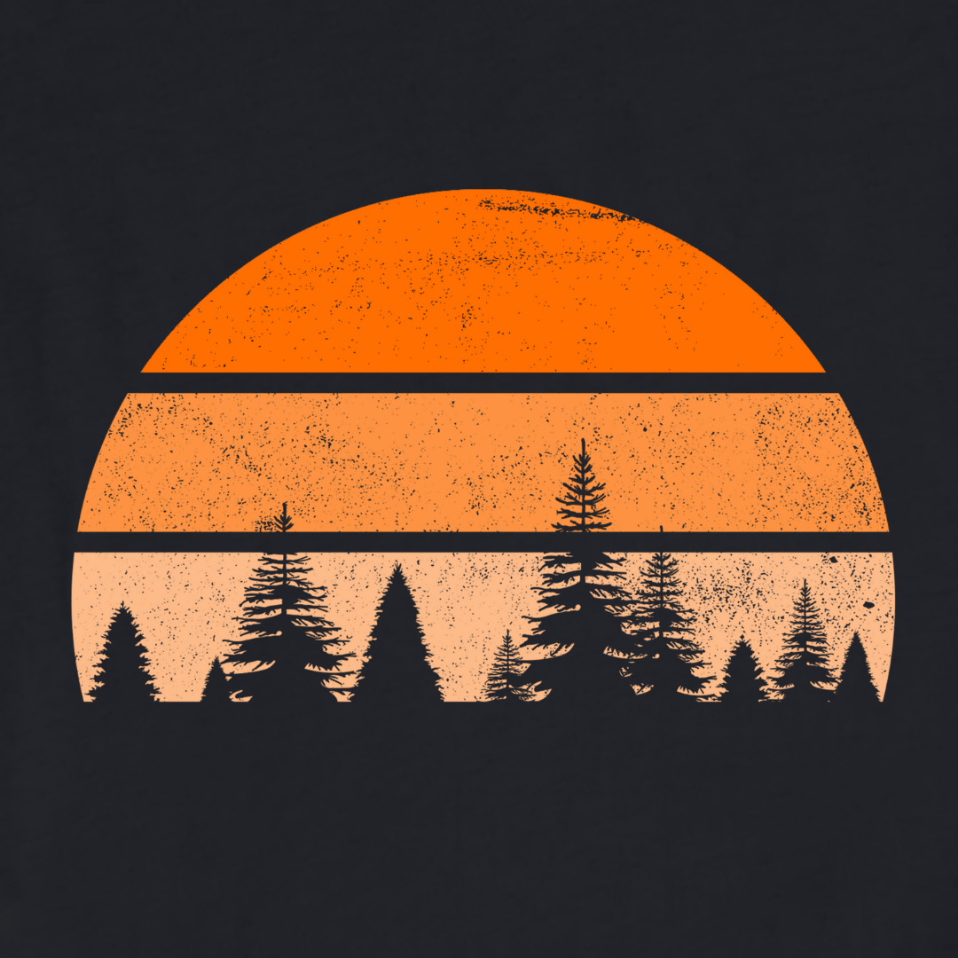 "Sunset Landscape" graphic T-shirt