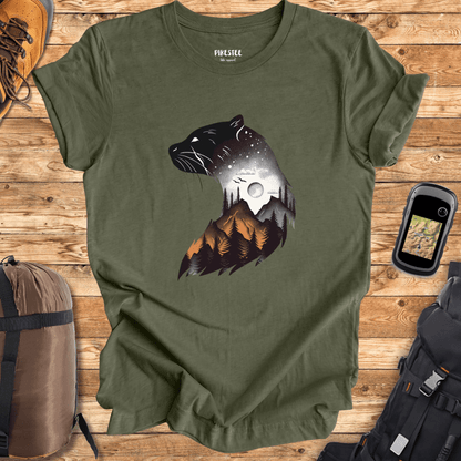 "Otter Colorfull Landscape" Graphic T-shirt