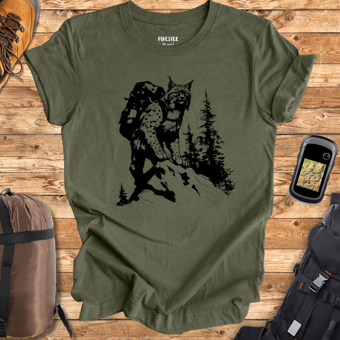 "Lynx Also Wander" graphic T-shirt