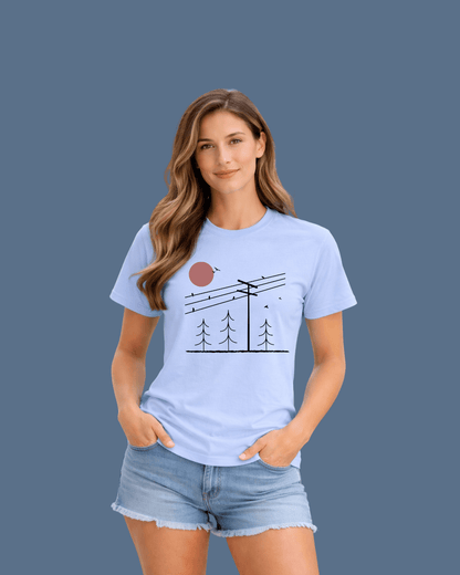 Trees and Power Lines T-shirt