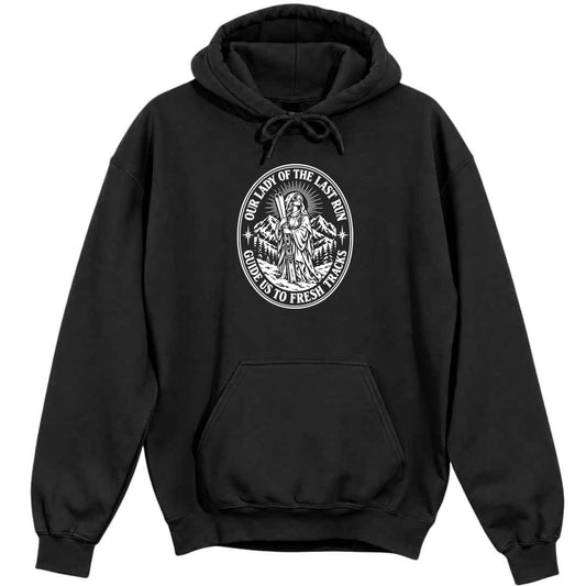 The Lady Of The Last Run Hoodie - Black - hero