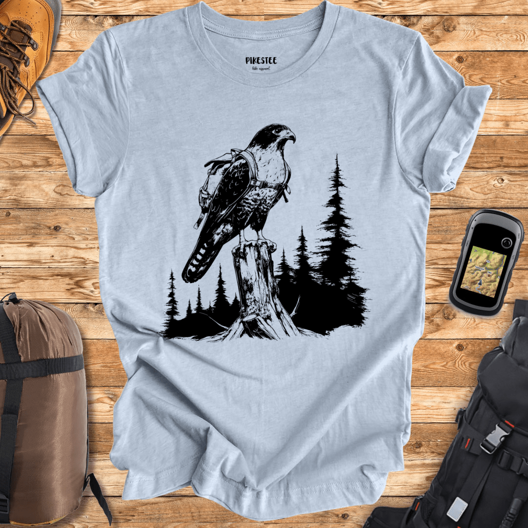 "Falcon Also Wander" graphic T-shirt