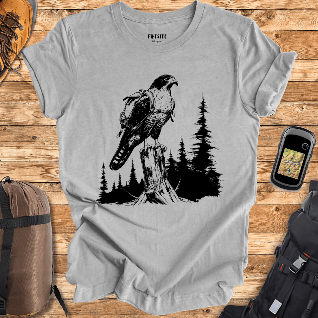 "Falcon Also Wander" graphic T-shirt