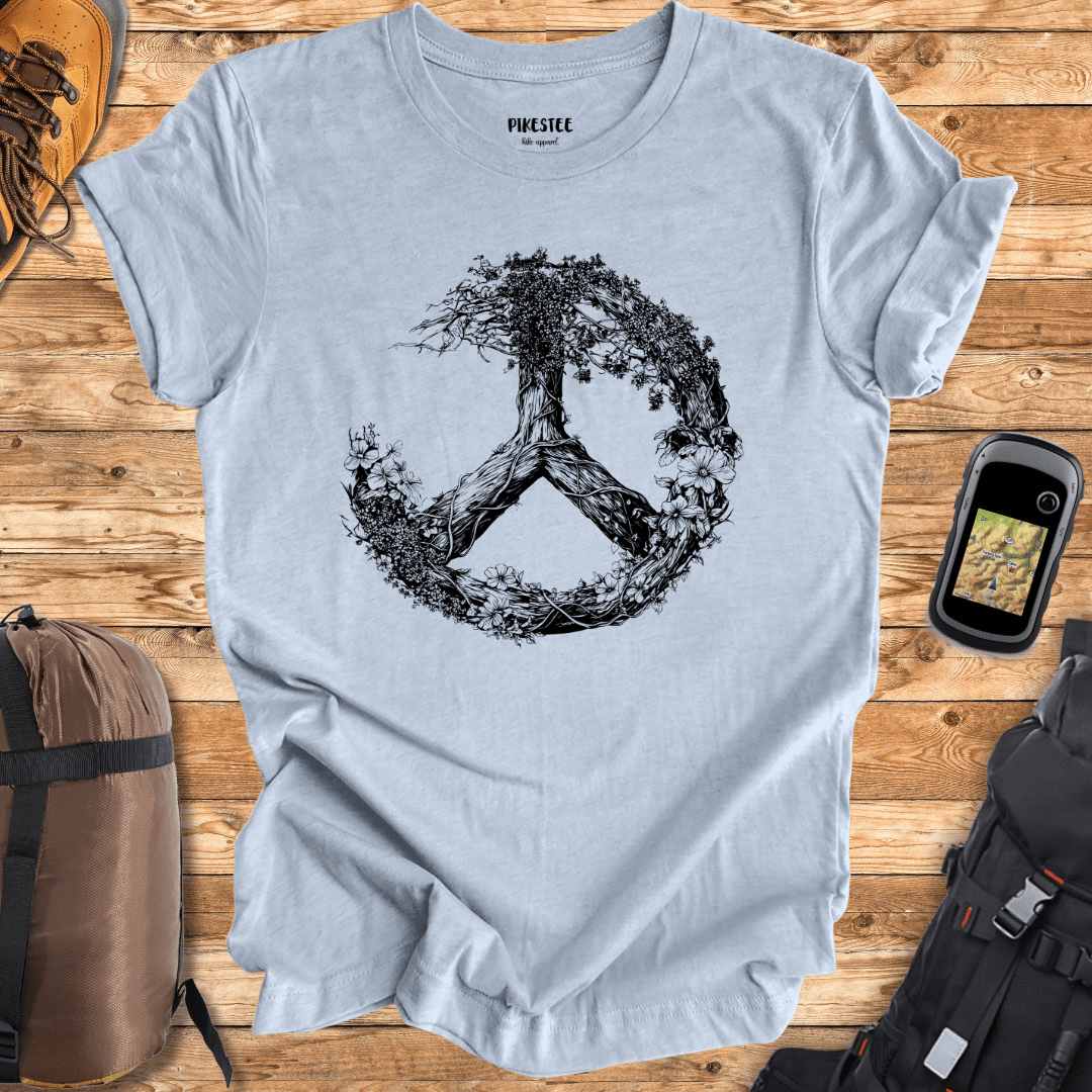 "Vine Peace Sign" graphic T-shirt