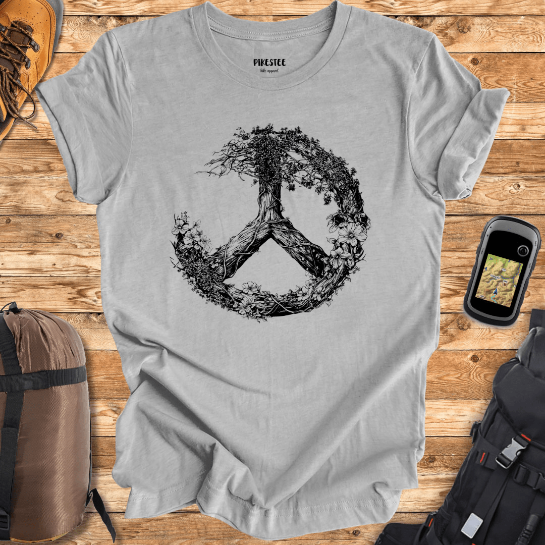 "Vine Peace Sign" graphic T-shirt