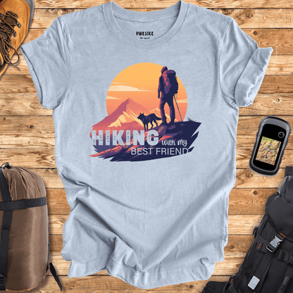 "Hiking with My Best Friend" graphic T-shirt