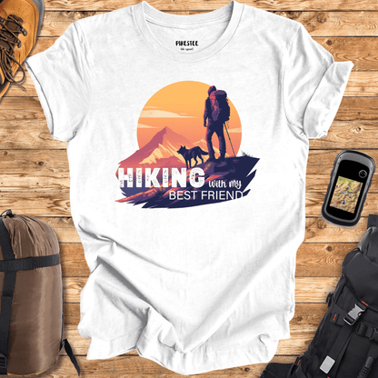 "Hiking with My Best Friend" graphic T-shirt