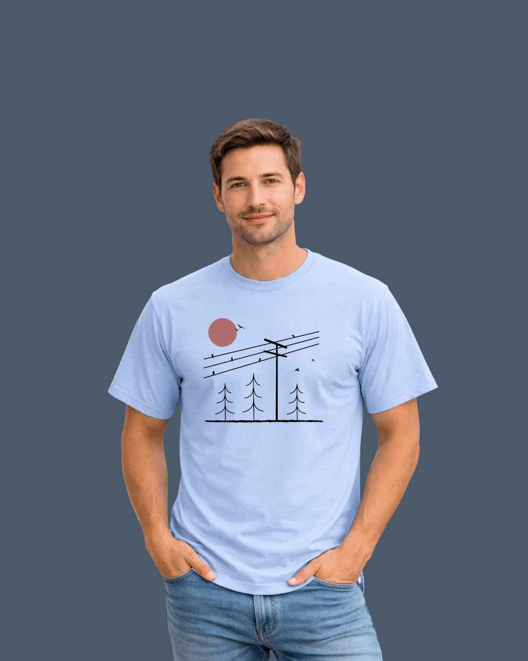 Trees and Power Lines T-shirt