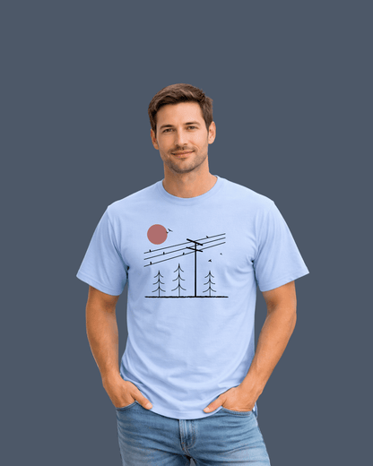 Trees and Power Lines T-shirt