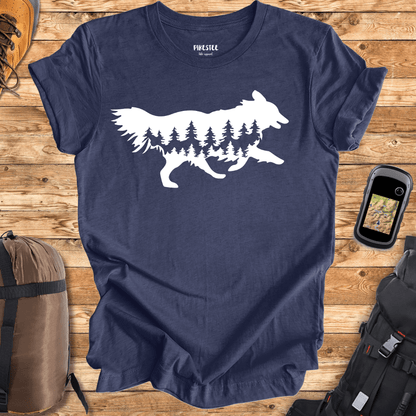 "Wild Dog" graphic T-shirt