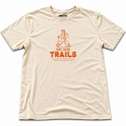 Hike More Trails T-shirt - Natural