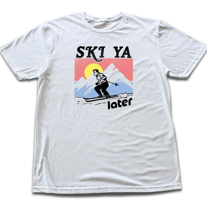 Ski You Later Vintage T-shirt - White