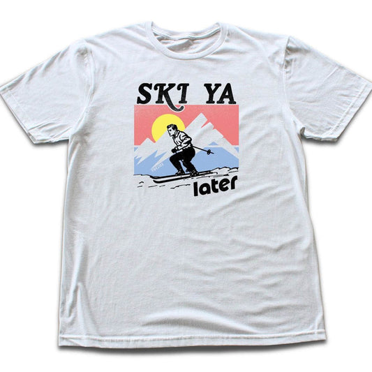 Ski You Later Vintage T-shirt - White