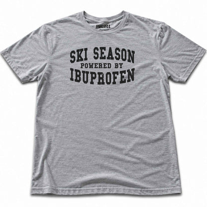 Ski Season Ibuprofen T-shirt - Sport Grey