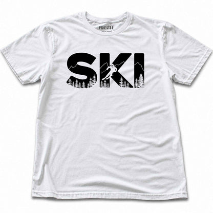 Ski Typo T-shirt - White