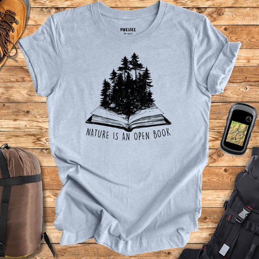 "Nature is an Open Book" Graphic T-shirt