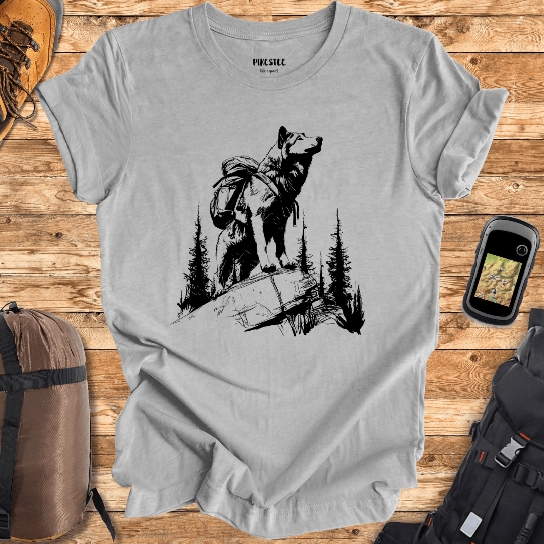 "Wolves Also Wander" graphic T-shirt