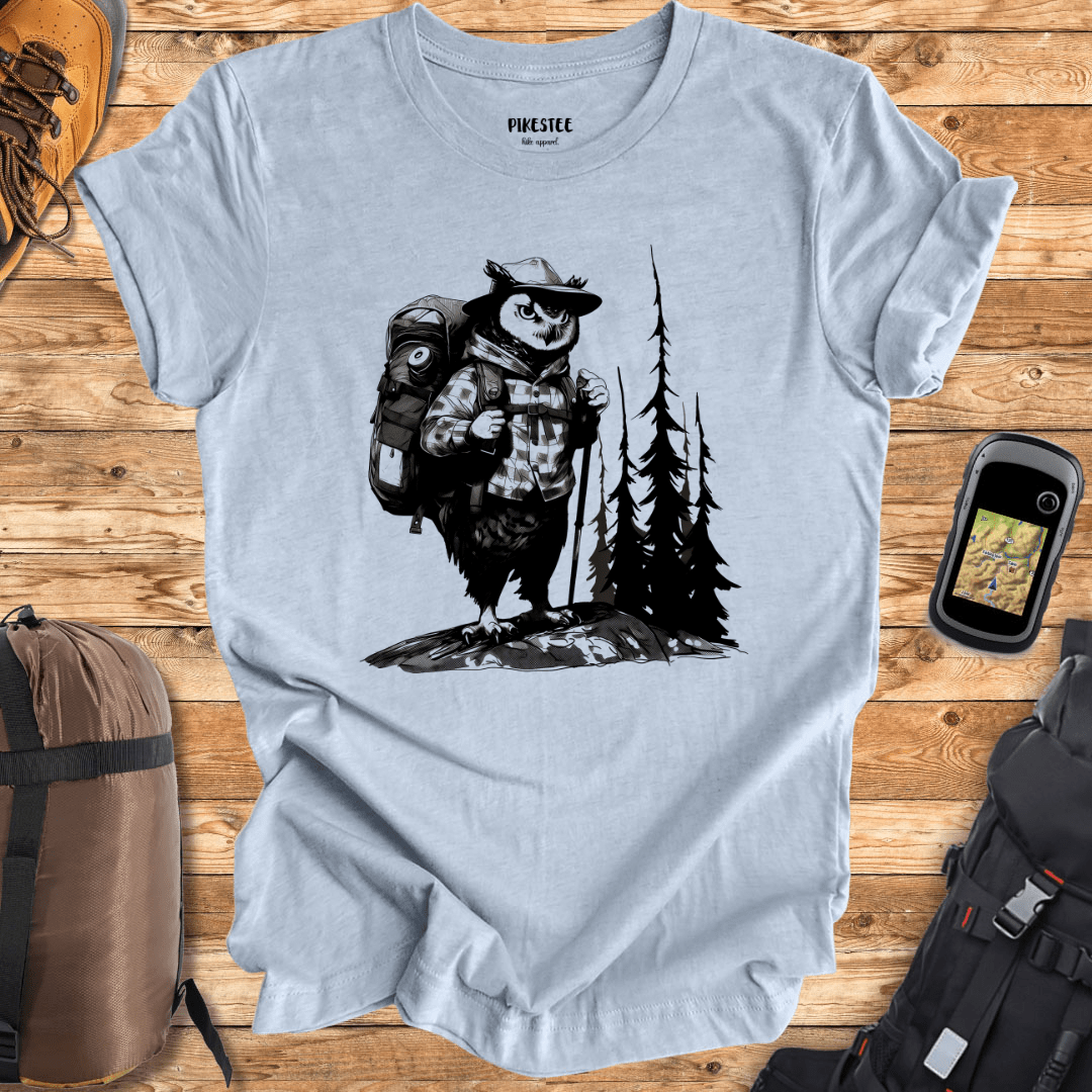 "Owls Also Wander" graphic T-shirt