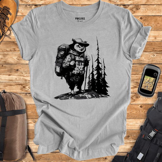 "Owls Also Wander" graphic T-shirt