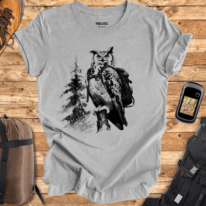 "Eagle Owls Also Wander" graphic T-shirt