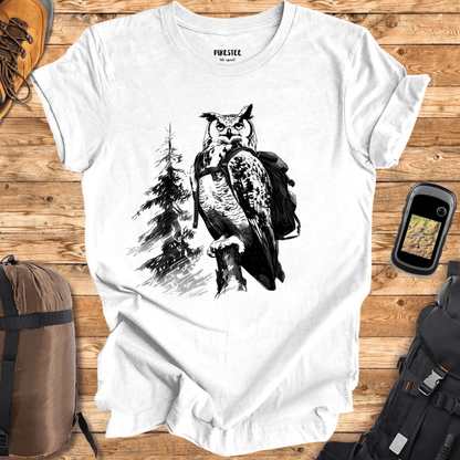 "Eagle Owls Also Wander" graphic T-shirt