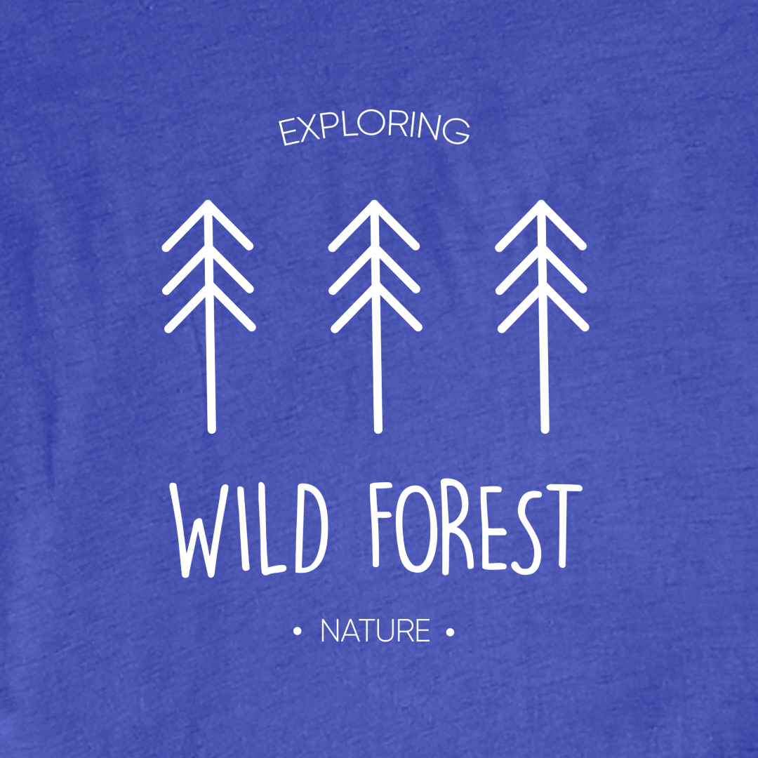 "Explore the Wild Forest Nature" graphic T-shirt