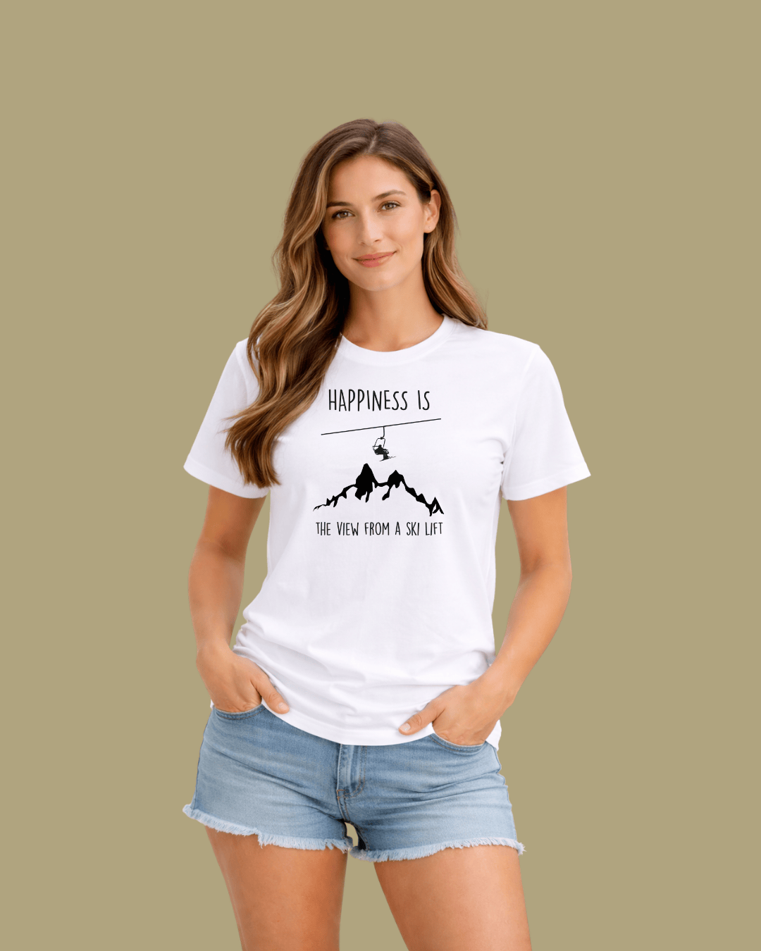 The View From The Ski Lift T-shirt