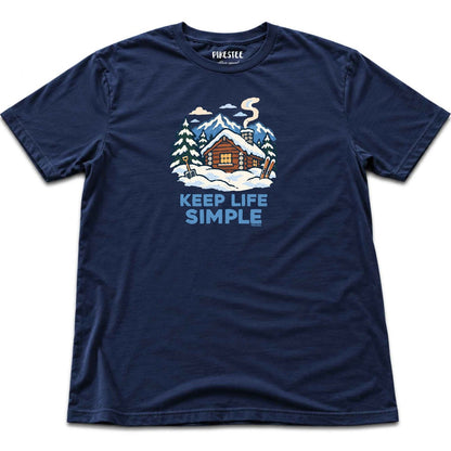 Keep Life Simple T-shirt - Navy