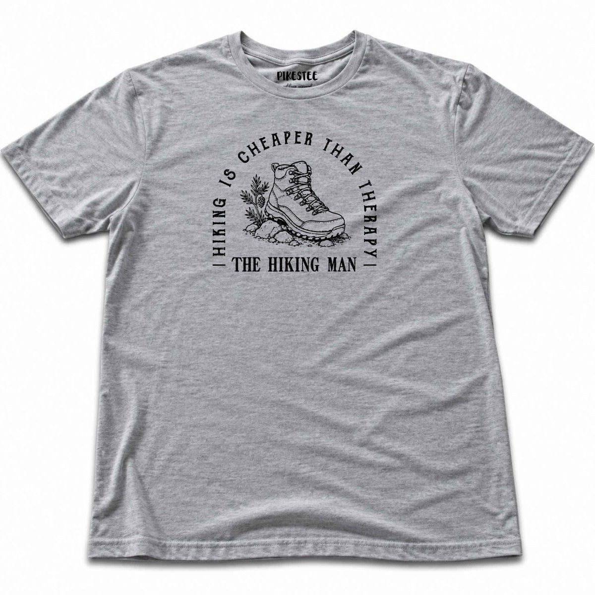 The Hiking Man T-shirt - Sport Grey