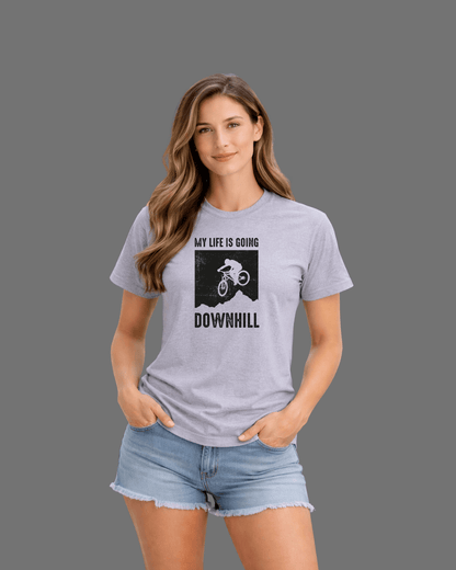 My Life Is Going Downhill Bike T-shirt