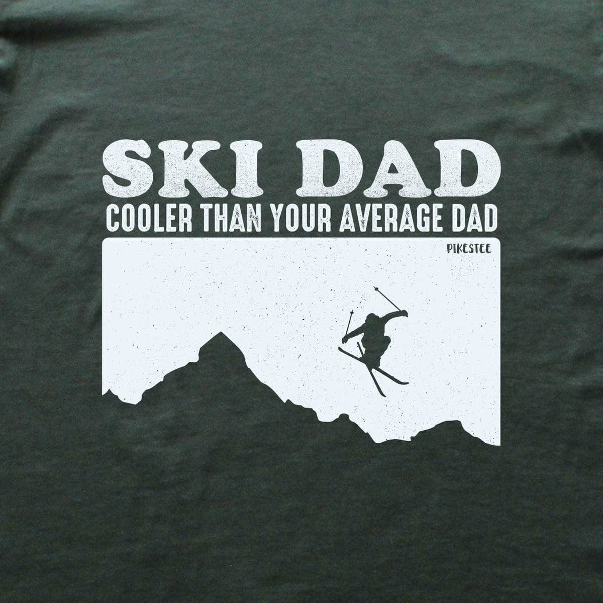 Cooler Than Your Average Dad T-shirt - Military Green - hero