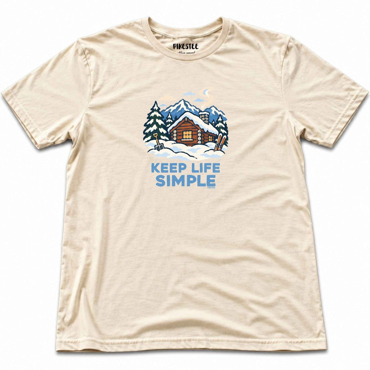 Keep Life Simple T-shirt - Natural