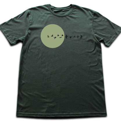 Migratory Birds and Sun T-shirt