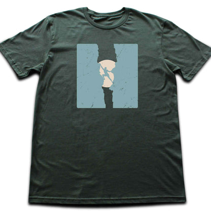 Climber Between Rocks T-shirt
