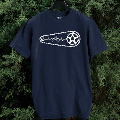 Bike Chain HeartBeat T-shirt