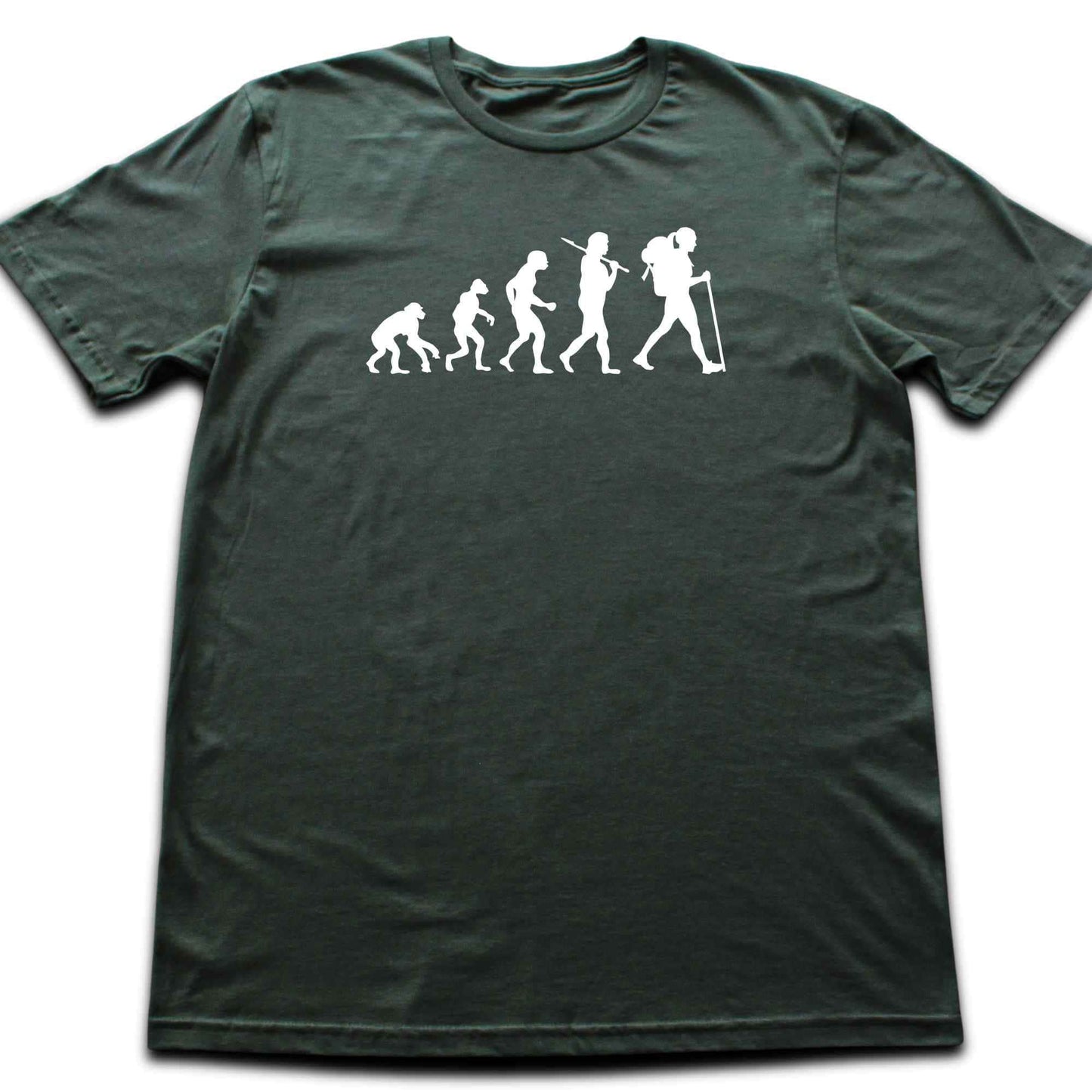 Hiking Girl Evolution T-shirt