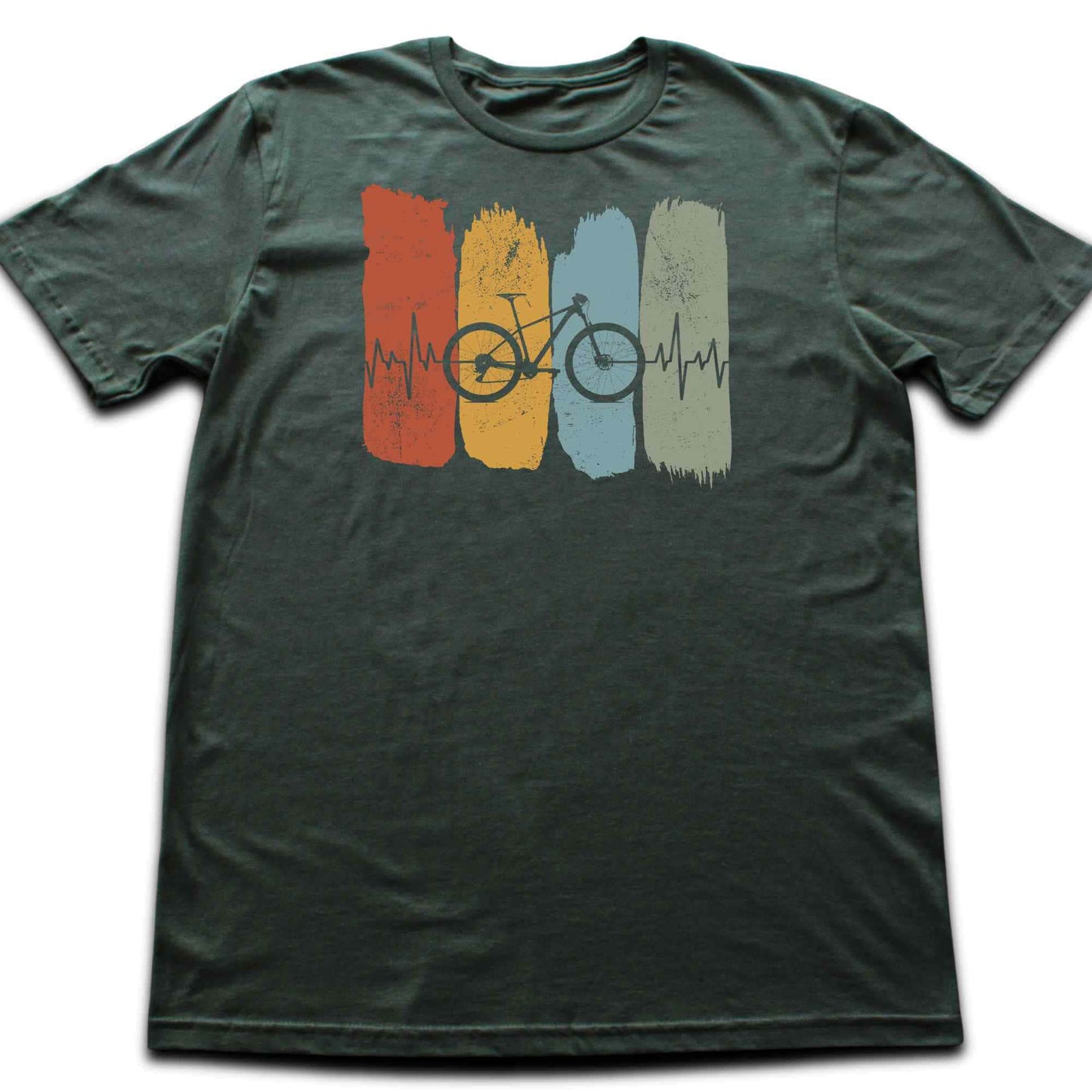 Mountain Biking Heart Beat T-shirt