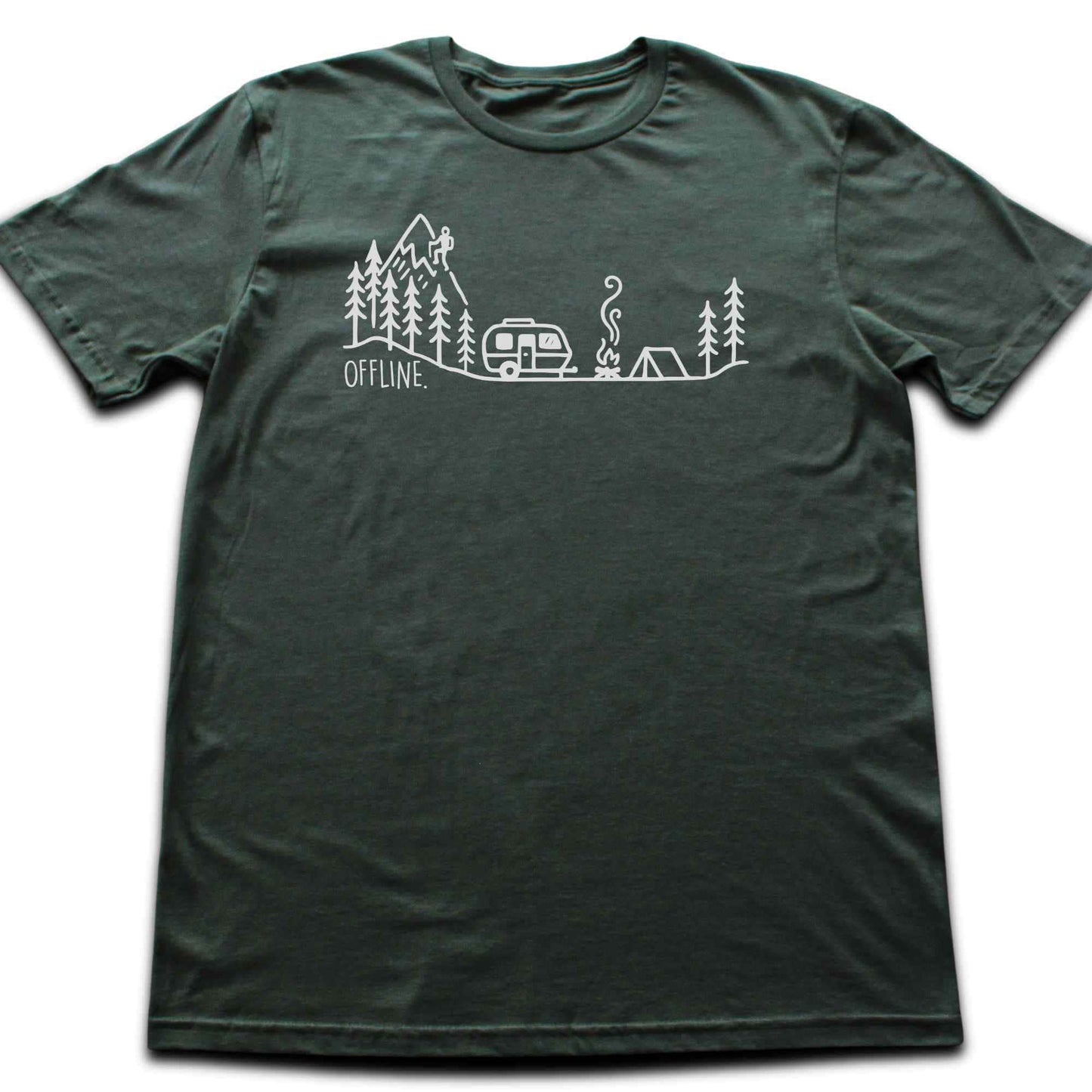 Caravan Camp Valley Offline T-shirt