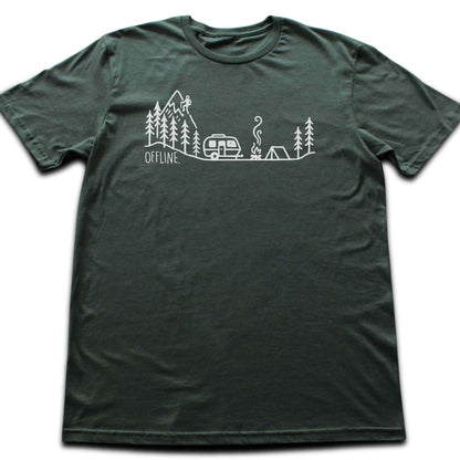 Caravan Camp Valley Offline T-shirt