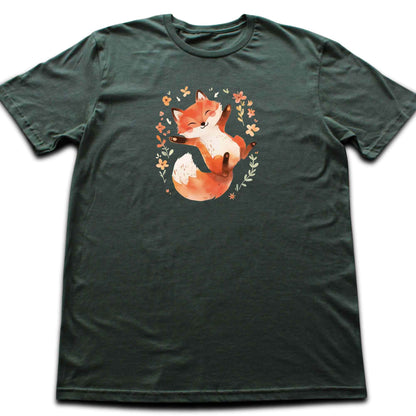 Happy Cute Fox T-shirt