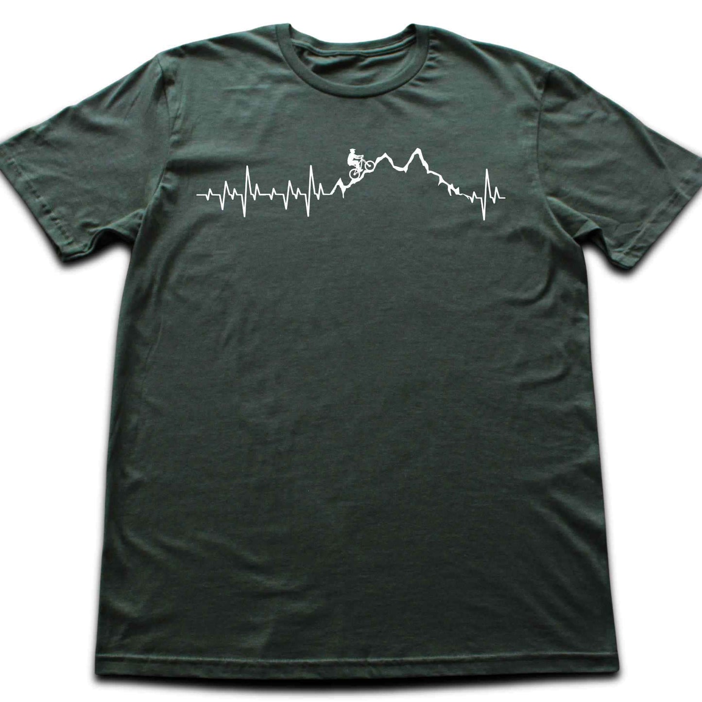 Mountain Biker Heart Beat T-shirt