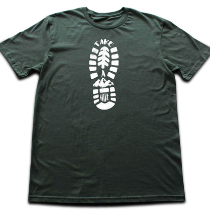 Take a Hike boot T-shirt