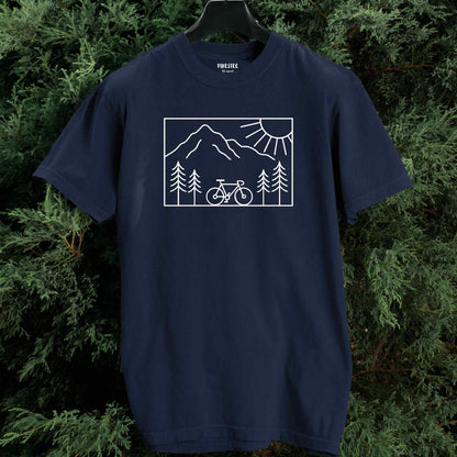 Cycling In Mountains T-shirt