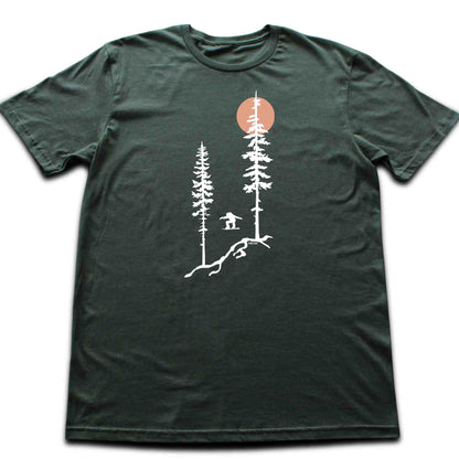 Snowboard Jump Trees T-shirt