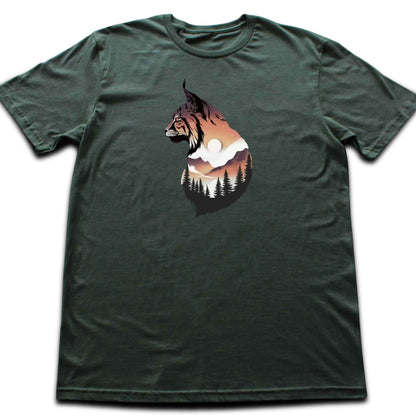 Lynx Colorfull Landscape T-shirt
