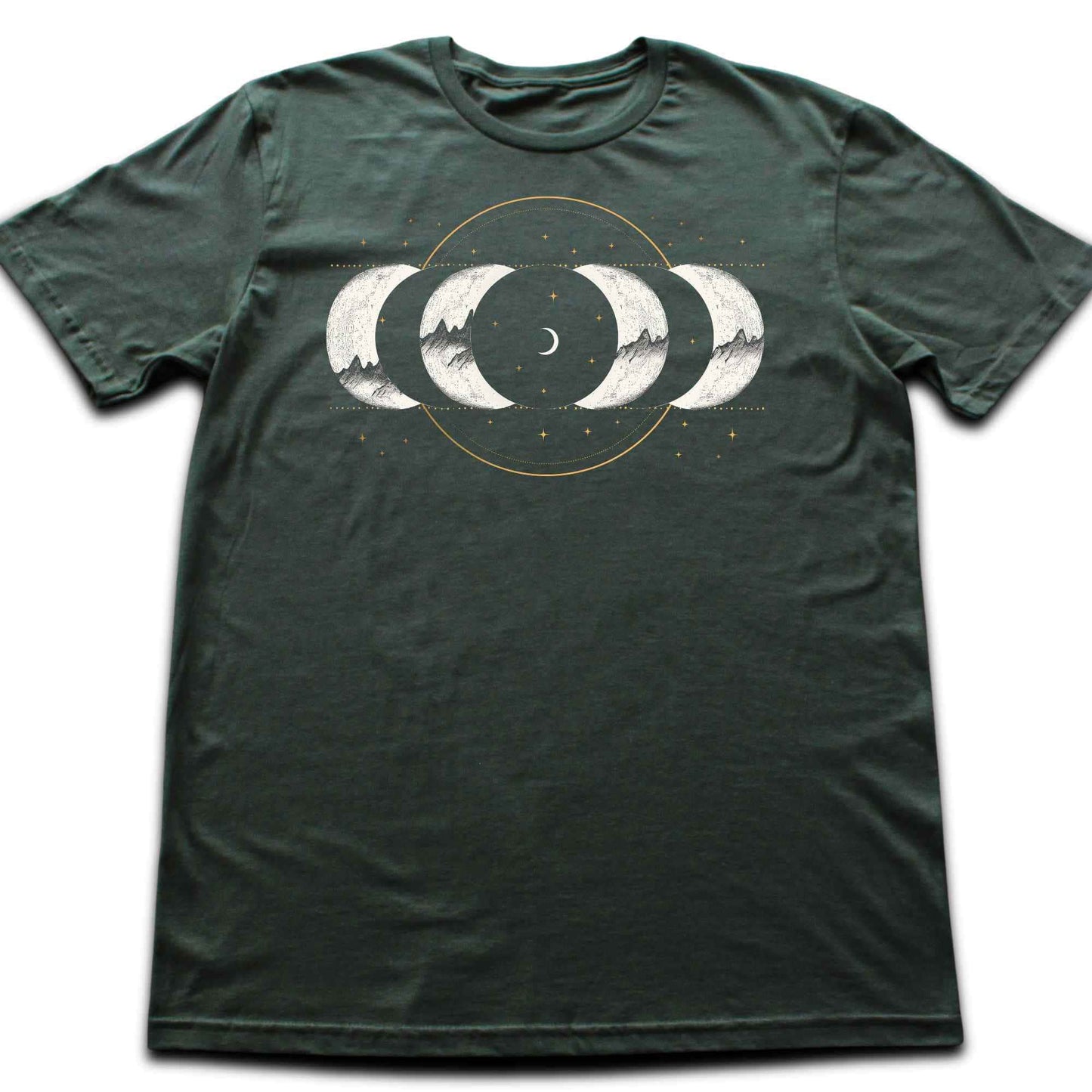 Moon Phase Mountains T-shirt
