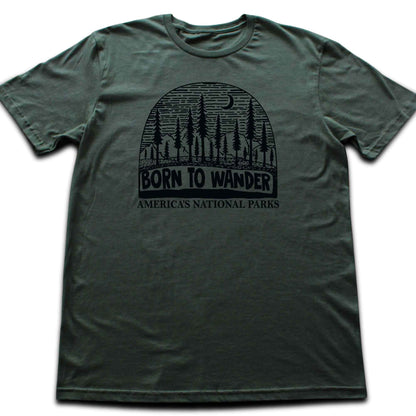 Born to Wander National Park T-shirt